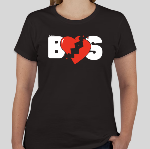 BHS Logo t-shirt with bold bubble lettering. Slim BHS lettering on the back.