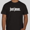 The Just Jesus t-shirt features the holy name of Jesus in straightforward text. The slim BHS logo has been applied to the back of the t-shirt.